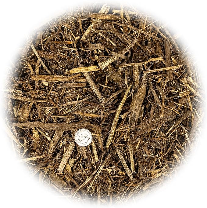 Gardenera Premium Organic Natural Mulch Cover - Enhance Your Indoor Plants with Natural Aroma and Organic Benefits - 1 Quart