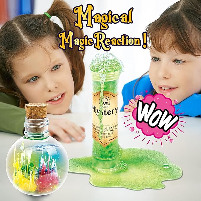 Fairy Magic Kit for Kids with 22PCS Potion Bottles, Potions Making Craft Kit - Gift for Christmas, Birthday, Creative Art Craft Toys for Girls Boys 6 7 8 9 10 12 Year Old