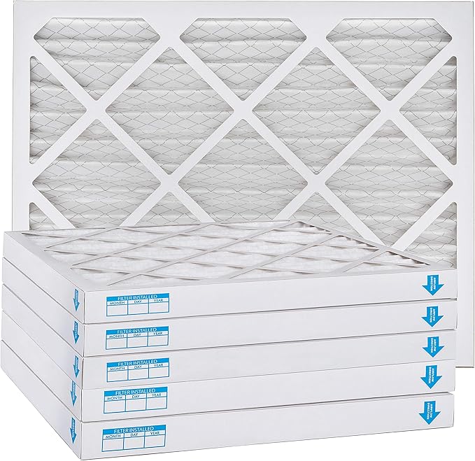 Aerostar 14x20x2 MERV 11 Pleated Air Filter, AC Furnace Air Filter, 6 Pack (Actual Size: 13 1/2" x 19 1/2" x 1 3/4")