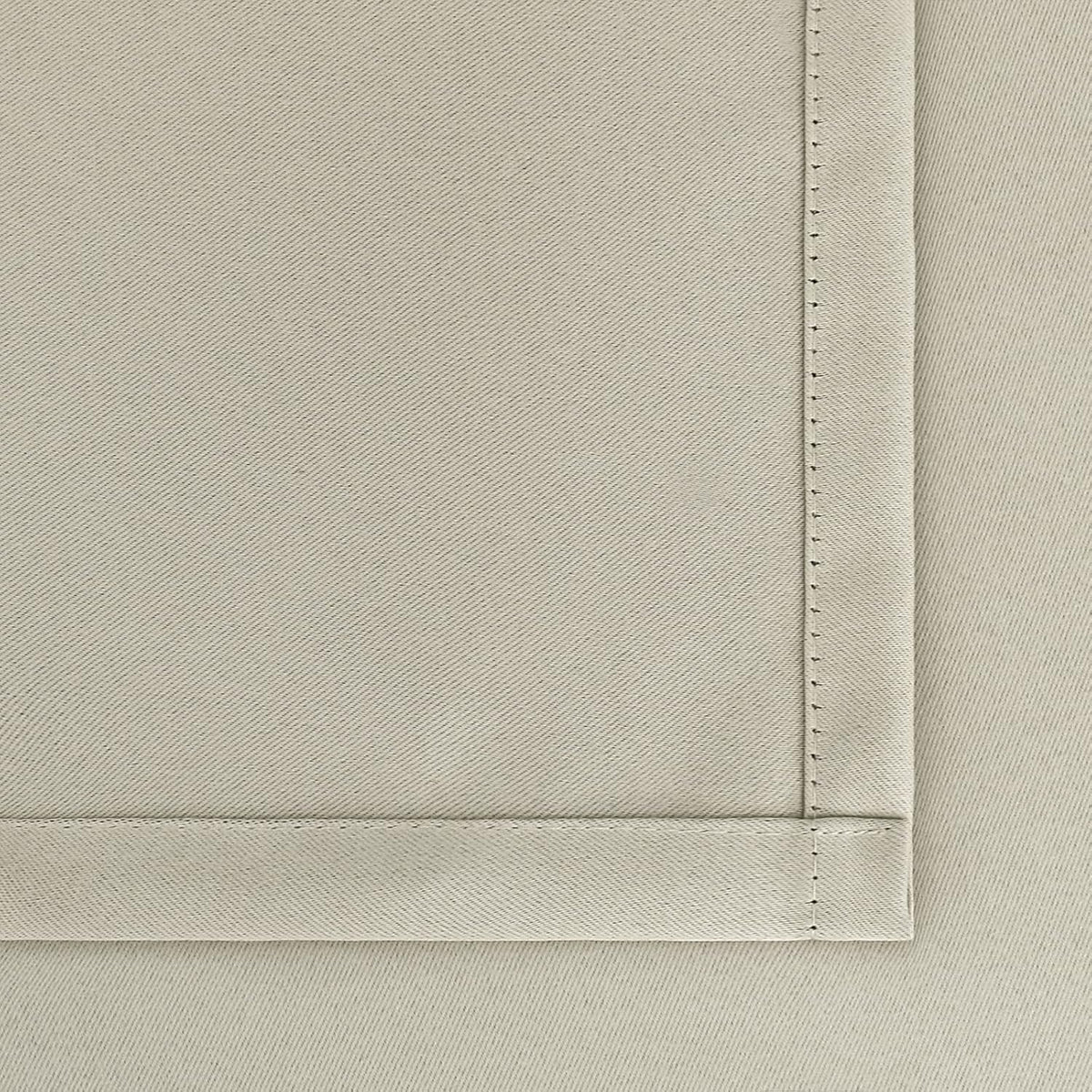 BGment Rod Pocket Blackout Curtains for Bedroom - Thermal Insulated Room Darkening Curtain for Living Room, Light Camel, 42 x 72 Inch, 2 Panels