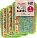 Wet-It Skrubba Non-Scratch Scouring Pad – European Scrubby Sponge for Kitchen, Dishes, Pots, Pans, Glass & Cookware – Durable Reusable Pad with RV Camper Design