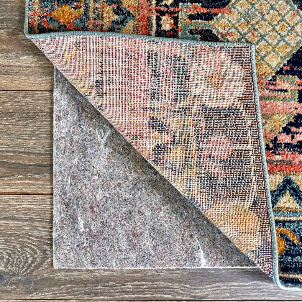 RUGPADUSA - Dual Surface - 6'x9' - 1/8" Thick - Felt + Rubber - Non-Slip Backing Rug Pad - Adds Low-Profile Comfort and Protection