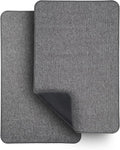 Bath Mat,Ultra Thin Bathroom Rugs,Rubber Bath Mats for Bathroom,No Slip Bath Rugs,Quick Dry,Machine Washable,Low Pile,Absorbent,Shower Outside,Sink,Home Decor Accessories.Dark Grey,1'5"x2'3"(2 Pack)