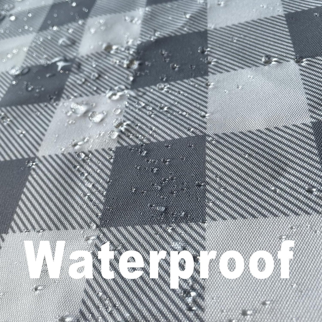 Classic Gingham Buffalo Tablecloth Fabric - Oblong 58x144 Inch Water Proof Checkered Table Cloth for Indoor Outdoor - Table Cover for Birthday, Picnics, BBQs, and Parties
