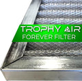 | Merv 8 | Washable Reusuable AC/Furnace Filter | Lifetime HVAC & Furnace Air Filter | Washable | Superior particle-holding Ability | Premium Quality Aluminum | 12x30x1