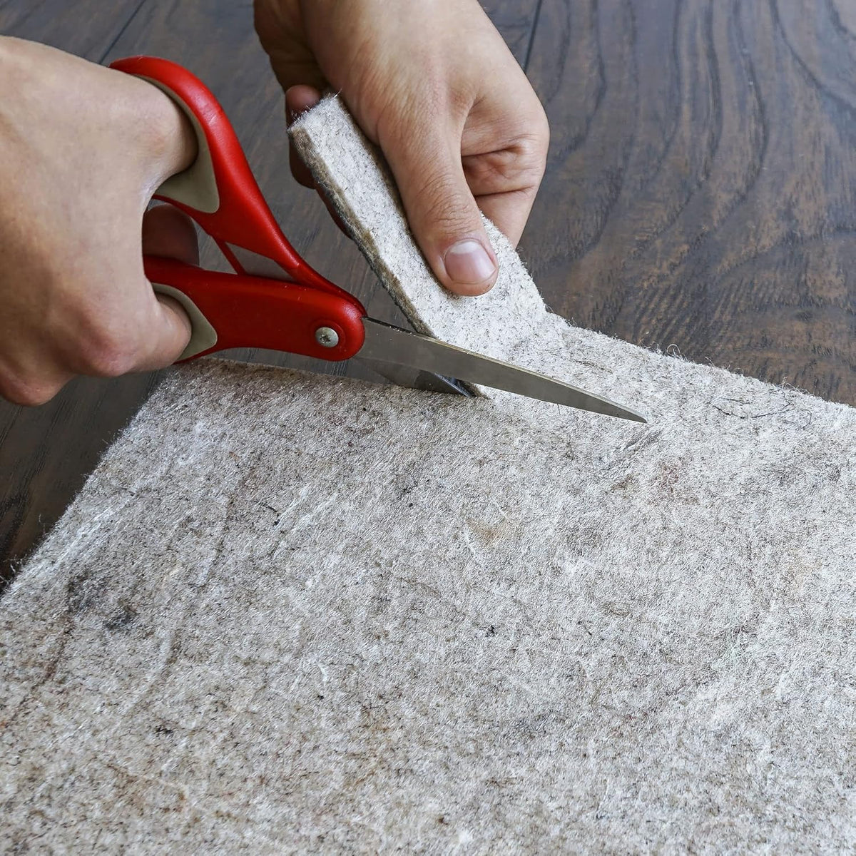 RUGPADUSA - Dual Surface - 12'x15' - 1/8" Thick - Felt + Rubber - Non-Slip Backing Rug Pad - Adds Low-Profile Comfort and Protection