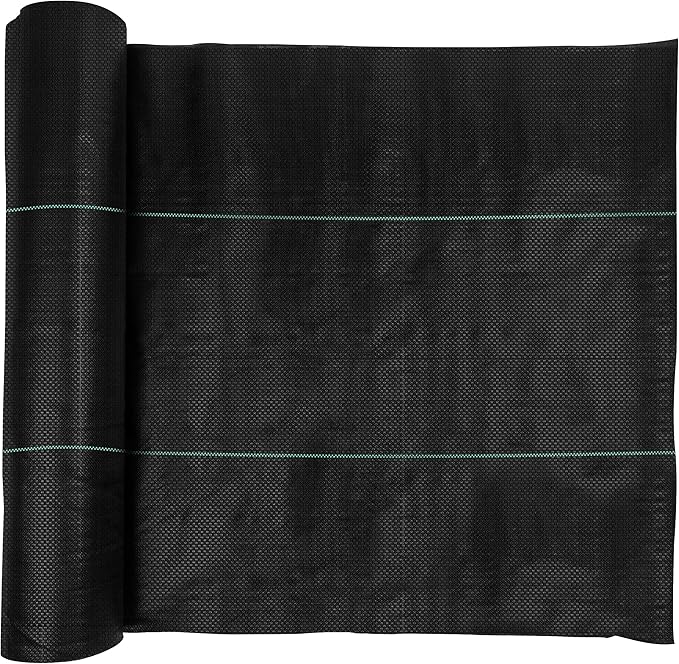 Woven Geotextile Fabric for Driveway and Road Stabilization, Construction Underlayment, Erosion Control, Commercial Grade 50 Year for Gravel Roads and Pavers (6x250)